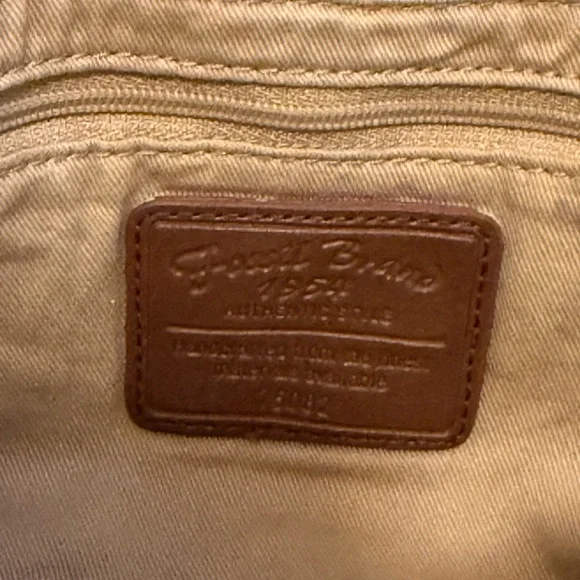 Vintage “Fossil” Striped Multicolor Crossbody Canvas Bag - Picture 13 of 16